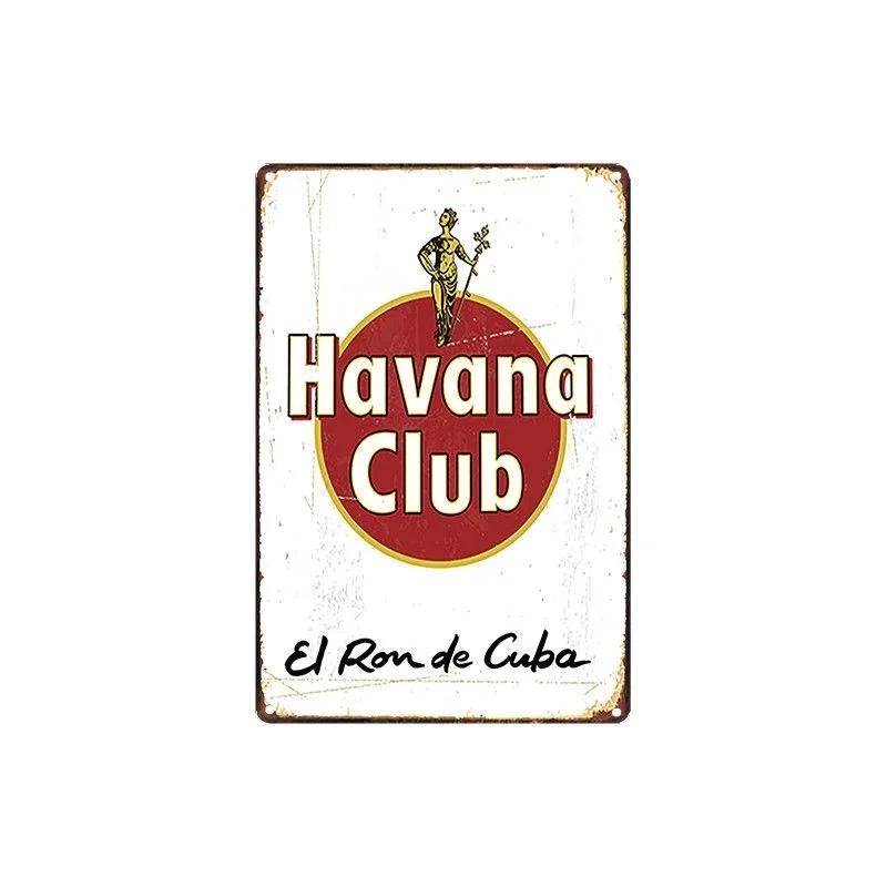 

Metal Tin Sign havana club el ron de Cuba Bar Pub Home Vintage Retro Poster(Visit Our Store, More Products!!!)