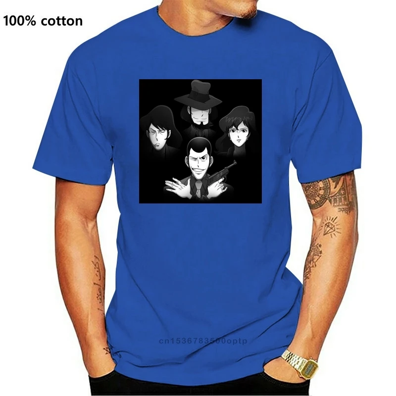 

Новинка, Мужская футболка с изображением бандитов, рапсоди, лупина, третья футболка, Мужская футболка wo, футболки, Топ