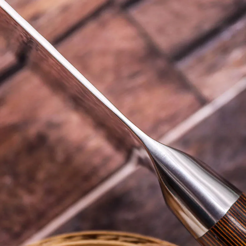 Японский Nakiri Кухня Ножи 5Cr15 кованые нож для Разделки мяса высокого углеродный