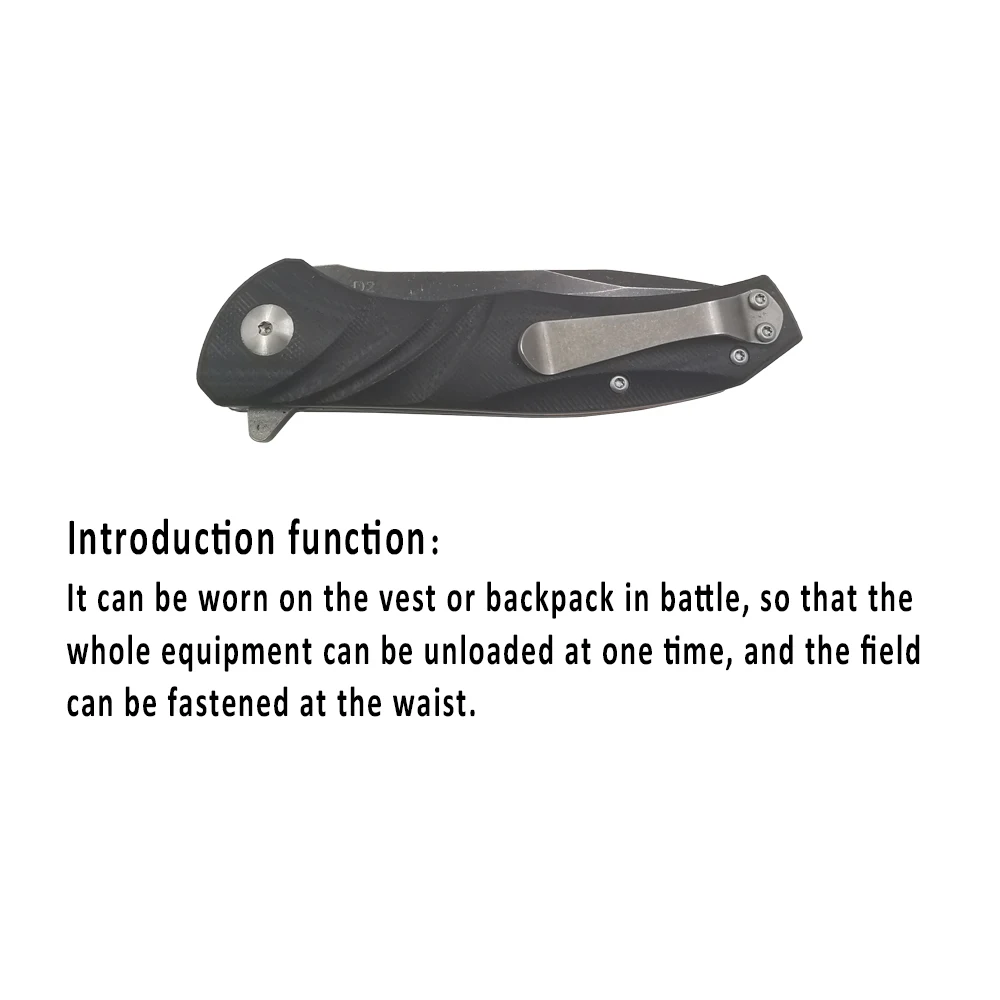 7.9&quot Knives 60-61HRC Fold Folding Knife D2 Blade G10 Handle Ball Bearing Camping Outdoor Survival Knifes | Инструменты