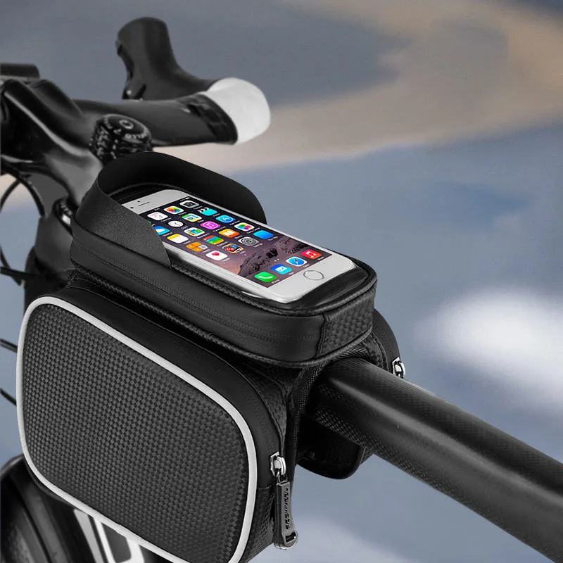 

ANNXIN High-quality Bicycle Touch Screen Waterproof Mobile Phone Bag Mountain Bike Multifunctional Portable Rainproof Riding Bag