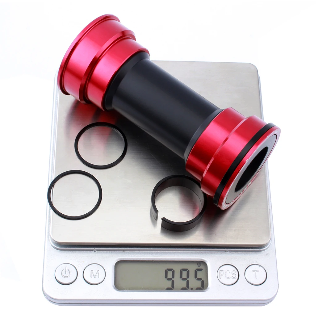 Pressfit hollowtech керамический Нижний кронштейн подшипника 90-92 мм bb92 переходник вала для велосипеда центральный механизм горный велосипед аксессуары