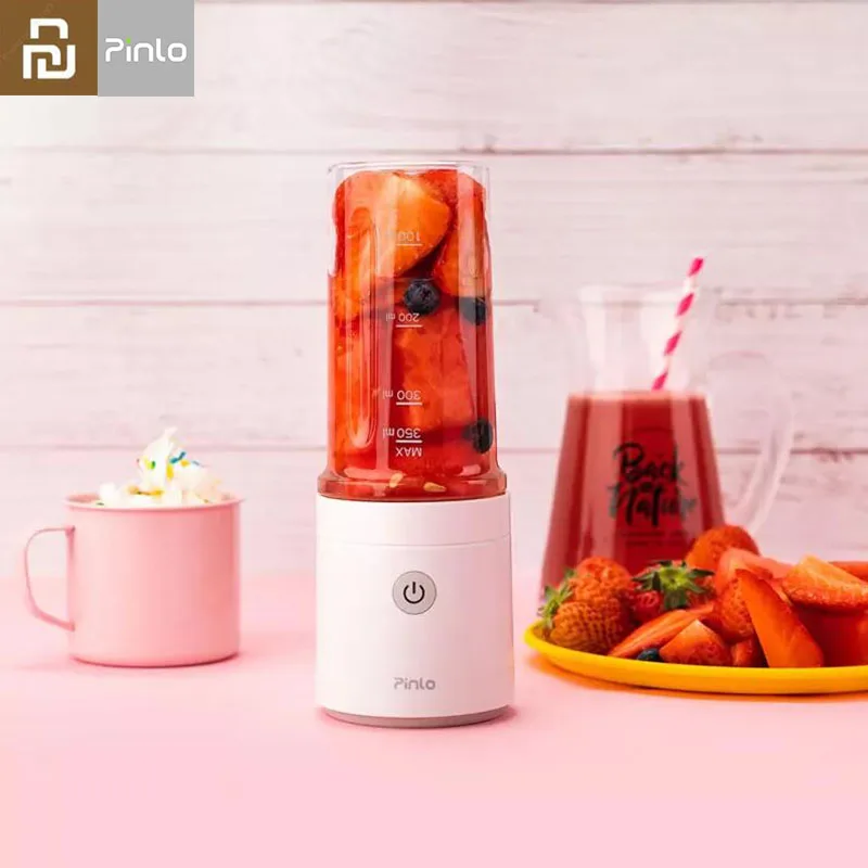 Youpin Pinlo 350 мл фруктовая соковыжималка бутылка Портативная USB перезаряжаемая Extracter