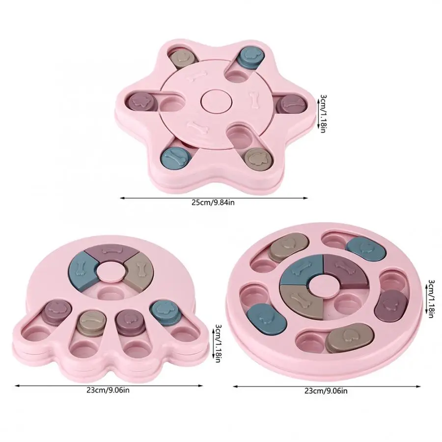 Pet еда чаша для кормления образовательная головоломка интерактивная игрушка