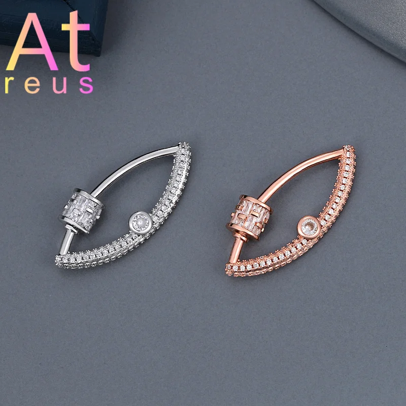 

2Color Lips Shape Clasps Hooks Copper Micro Pave Zirconia Jewelry Making Supplies DIY Bracelet Necklace Handmade Jewelry
