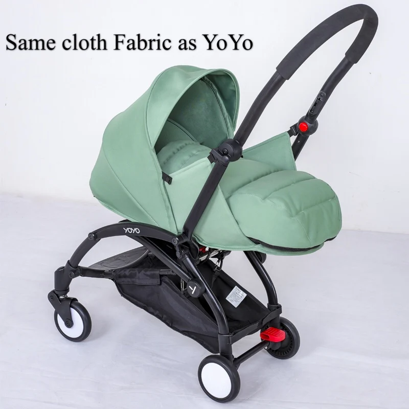 green original cloth Детская коляска, спальная корзина, 0-6 м, гнездо для новорожденных, подходит для yoyo Yoya, детские коляски, зимние спальные мешки, аксессуары для детской коляски - Цвет: green original cloth