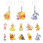 Брелок для ключей из эпоксидной смолы с мультипликационным персонажем Диснея Винни-Пух, юмористический тигр, украшение для сумок, подвески, брелок, ювелирные изделия FZS475