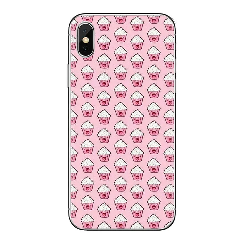 Кексы в космосе для samsung Galaxy S3 S4 S5 Mini S6 S7 Edge S8 S9 S10 Plus Note 3 4 5 8 9 прозрачные мягкие