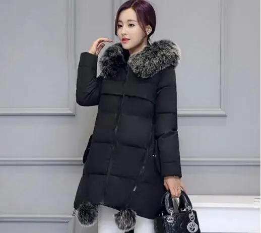 

OkayMom Black Winter Warm Maternity Coat Pregnancy Windbreaker Down Parkas Clothes Pregnant Women Outwear Down Jacket Clothing