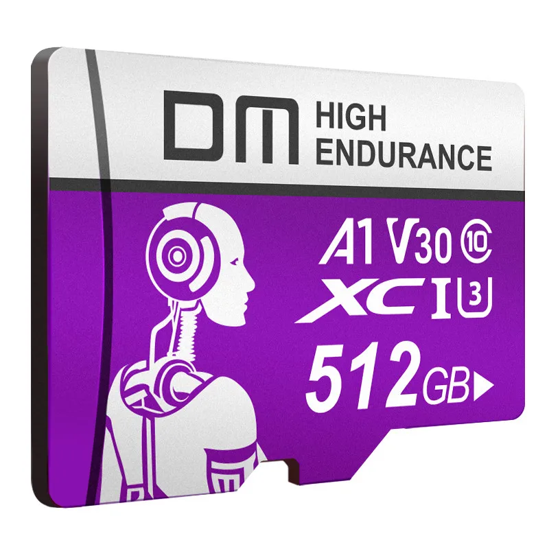 

DM TF Memory Card 256GB 128GB 64GB 32GB 16GB C10 U3 95MB / S High Speed TF Memory Card For Smart Phone Tablet DVR Drone
