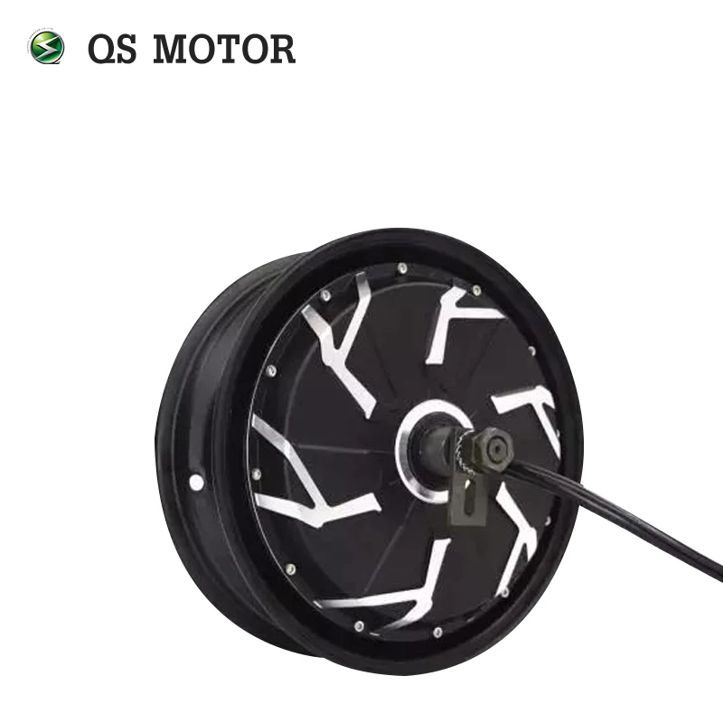 Мощный двигатель QS 12 дюймов 10 кВт 260 бесщеточный ступицы колеса скутера