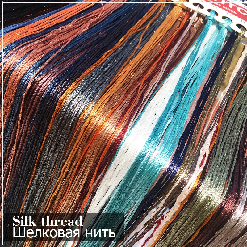 

2021 new Underwater World Patterns Printed Fabric Chinese Cross Stitch Kits Embroidery Needlework Sets Fish