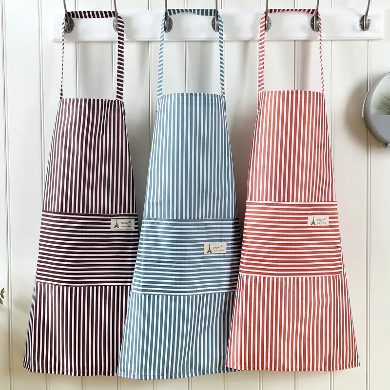 

Household Sleeveless Apron Smock and Sleeve Set Women's Waterproof Aprons Kitchen and Home Anti-oil Pollution Cooking Clothes