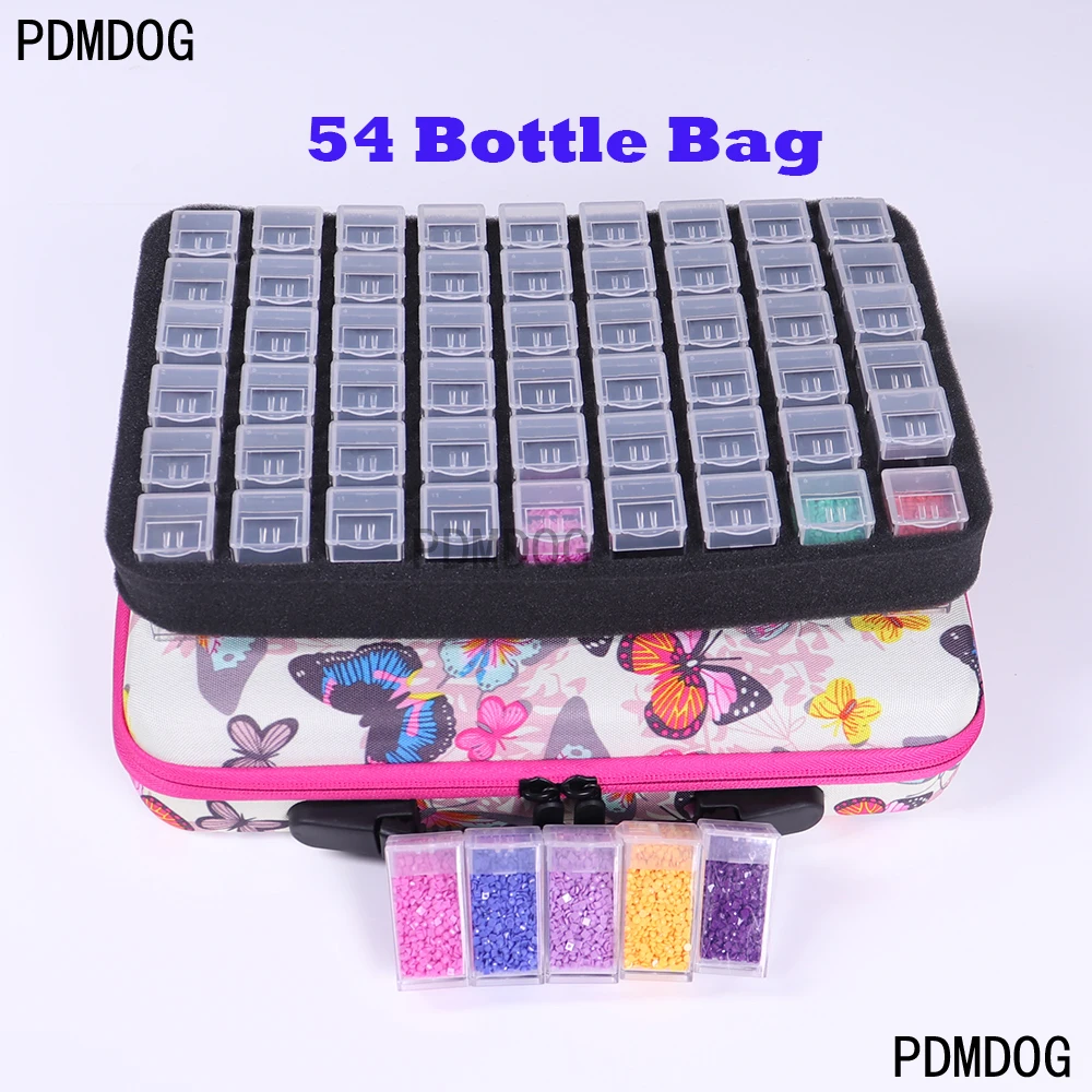 

Новый стиль, 54 бутылки, алмазная живопись, контейнер для сверления, сумка для хранения, алмазная вышивка, бриллиантовая мозаика, чехол для переноски