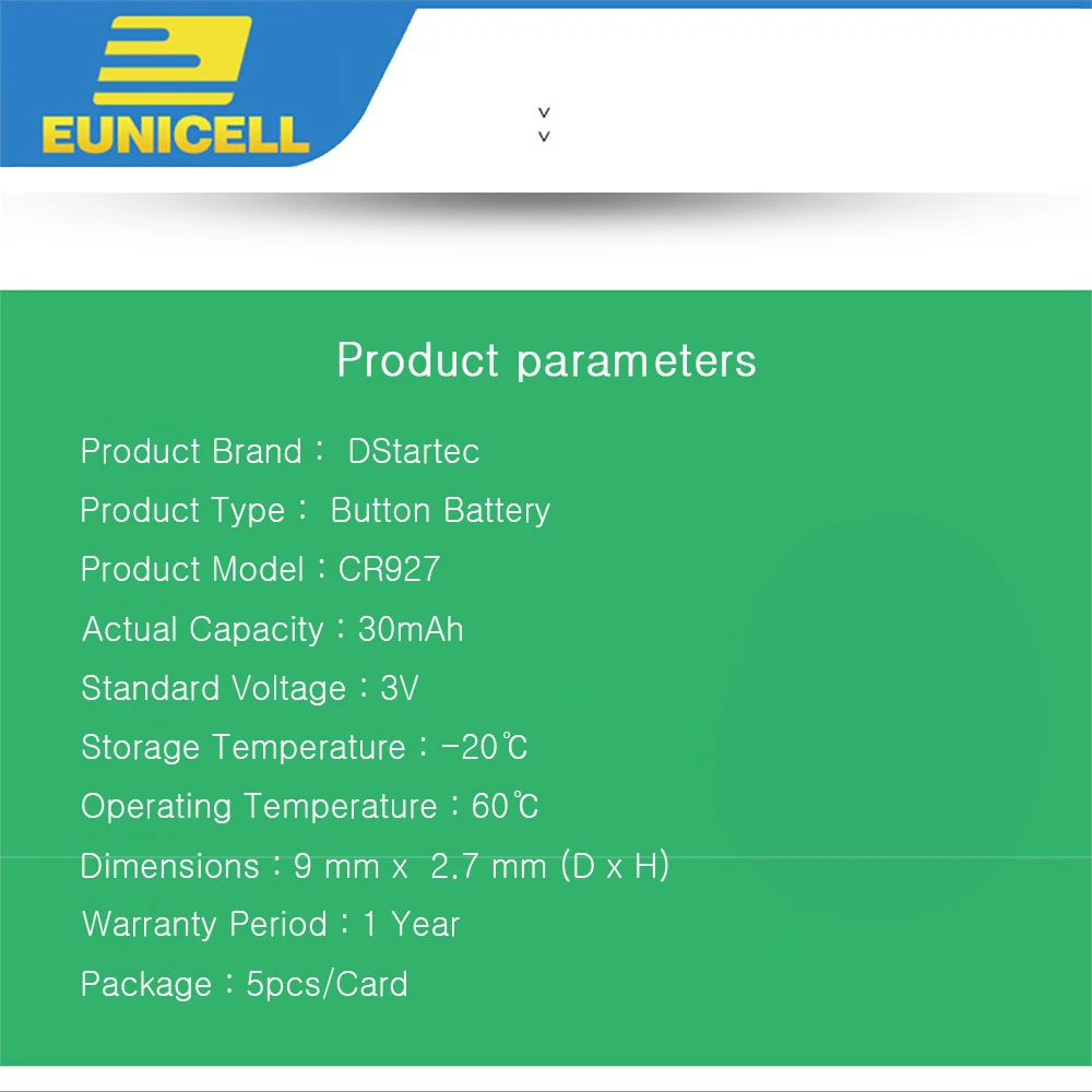 5 шт. литиевая батарея 3 в CR927 CR 927 кнопочные батареи ECR927 5011LC DL927 BR927 KCR927 LM927 для часов