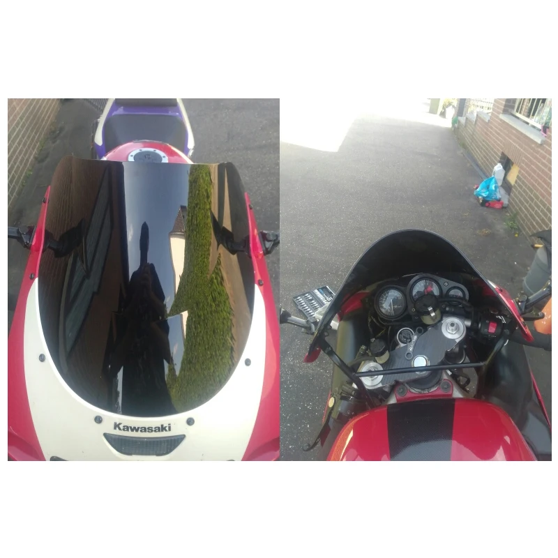 Dark Smoke Ветра Экран для 1996-1998 1999 2000 2001 2002 2003 Kawasaki Ninja ZX7R ZX-7R 750 ZX 7R ZX750 ветер Экран дефлекторы лобового стекла - Цвет: Dark Smoke