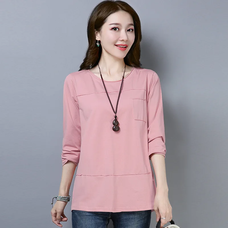 

T Shirt Brick Blessed Feather Print O-Neck Tees Ladies 2020 Casual Female Top white
