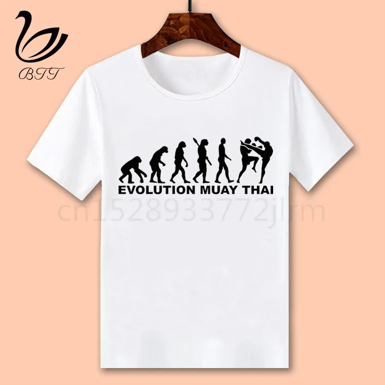 WhiteB Футболка «Fighting Muay Thai Fight», футболка с принтом с героями мультфильмов, дизайнерские Детские футболки, детская одежда с короткими рукавами - Цвет: WhiteB