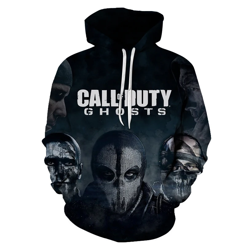 Вызов Duty Ghosts мужская повседневная толстовка с капюшоном Летающая стрельба игра уличная мода длинные толстовки Топы РАСПРОДАЖА Спортивные костюмы мужская одежда - Цвет: AFKH3357