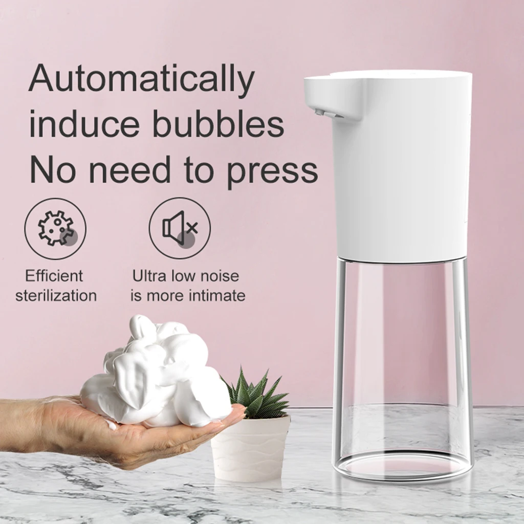 

Automatic Liquid Soap Dispenser Induction Foaming Hand Washing Device for Kitchen Bathroom Hotel Office (Without Liquid)
