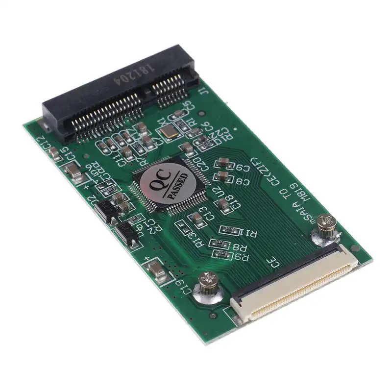 

Mini Msata Pci-E 1.8 Inch Ssd To 40 Pin Zif Ce Cable Adapter Converter Card