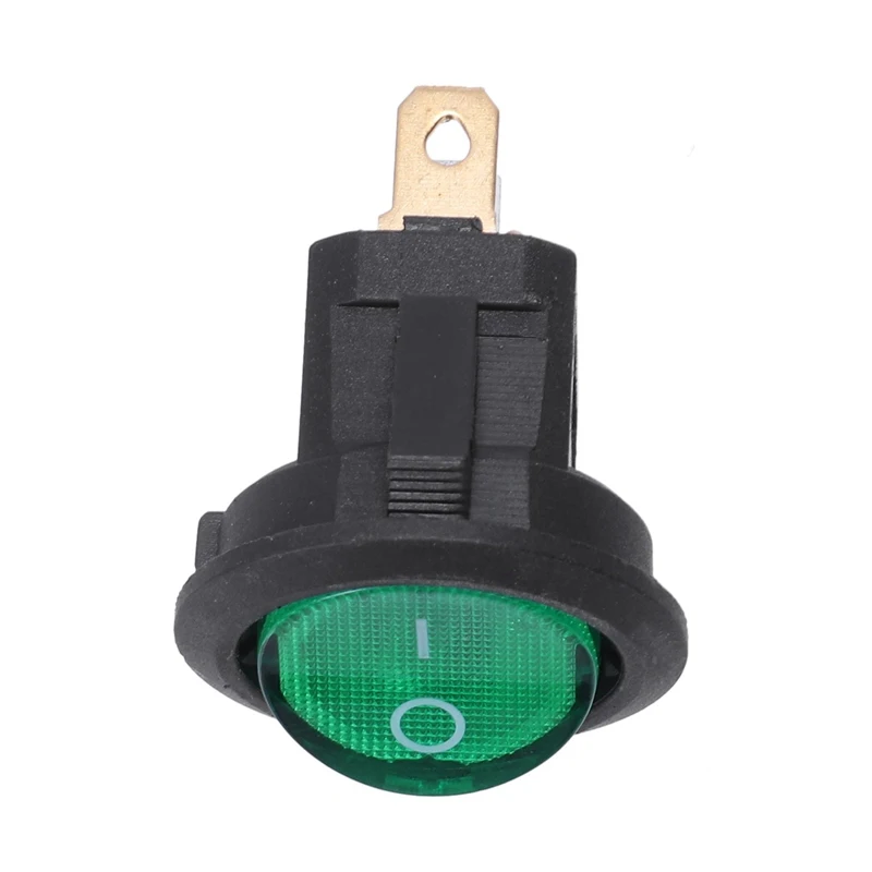 5X12 V 16A светодиодный двухполюсный Кулисный Переключатель ВКЛ/ВЫКЛ SPST для Авто