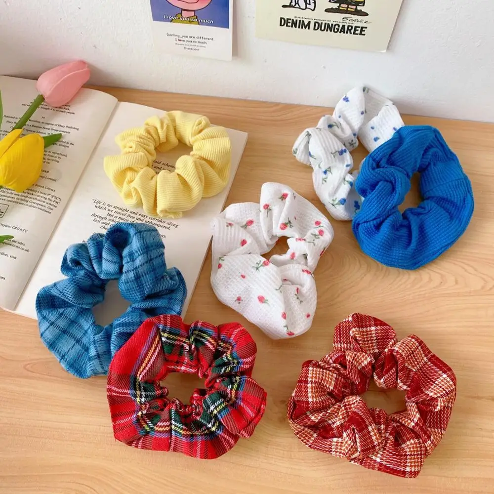 

Европейский Элегантный дизайн, женские резинки для волос, вязанная ткань, Женская винтажная резинка для волос, 2020, корейский держатель для в...