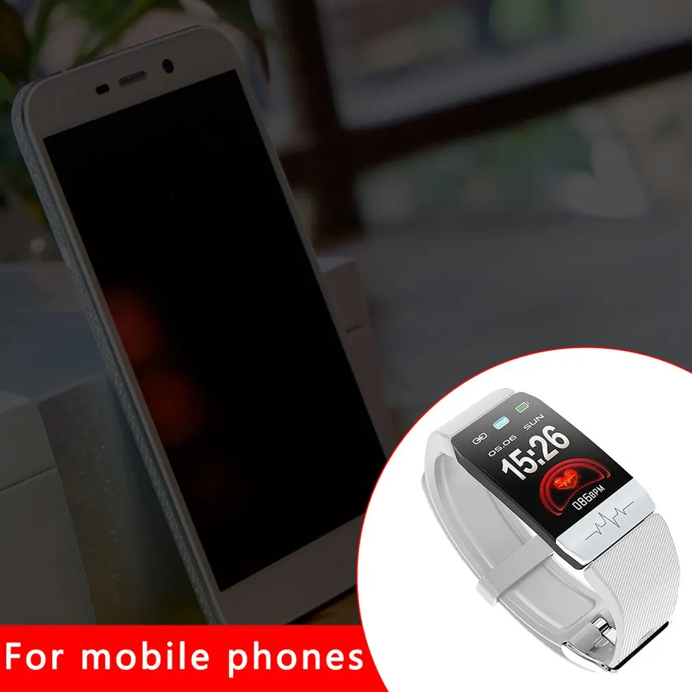 Q1S телефон браслет ЭКГ + PPG тест Браслет мониторинг здоровья умные часы измерение