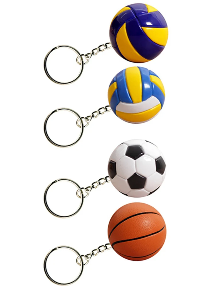 Брелок для ключей мальчиков 3d-брелок спорта баскетбола волейбола футбола