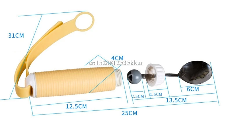 Складная специальная посуда для пожилых людей ложка-вилка со стабилизацией хода