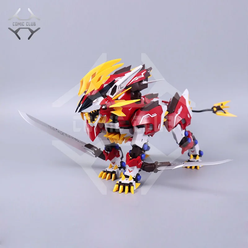 

COMIC CLUB IN-STOCK ZA Model 1/72 Mechanical beast SF95-002 HAYATE LIGER TUSKS LION Assemble Action Figure Robot Toys