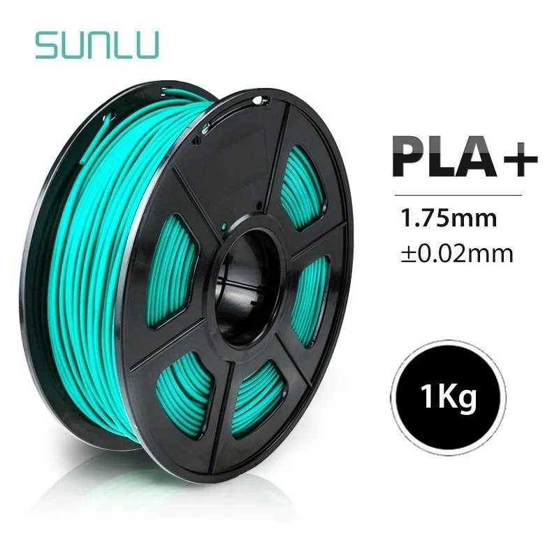 PLA PLUS-GLASS GREEN Нить для 3D-принтера PLA Plus 1,75 мм, Высококачественная нить PLA с низкой усадкой, расходный материал для 3d принтеров и 3d ручек, 1 кг - Цвет: PLA PLUS-GLASS GREEN
