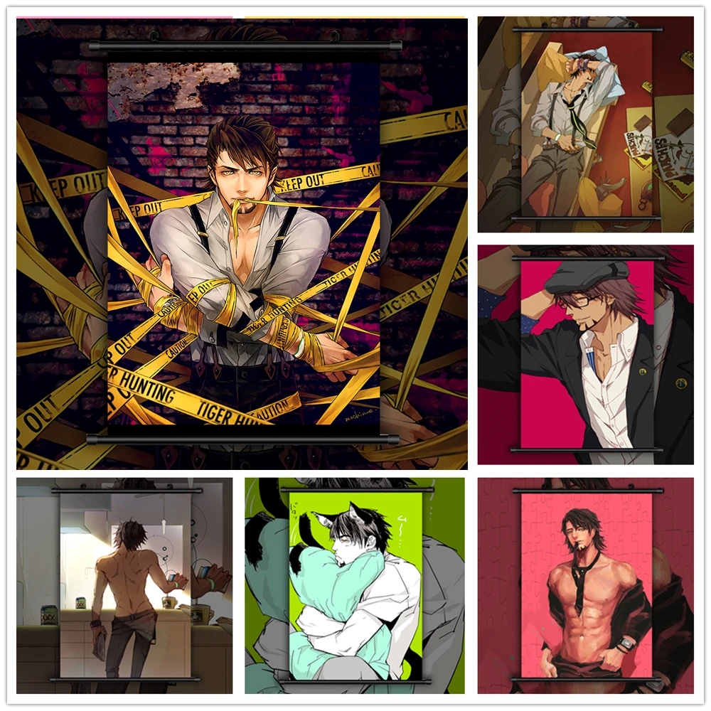 Тигр и Кролик кабураги т. Kotetsu Аниме Манга HD печать плакат на стену свиток