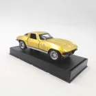 Литая под давлением Модель гоночного автомобиля в масштабе 1:32 из сплава, Золотая C2, металлическая Выдвижная Шевроле, спортивная детская игрушка, коллекция украшений, дисплей, орнамент