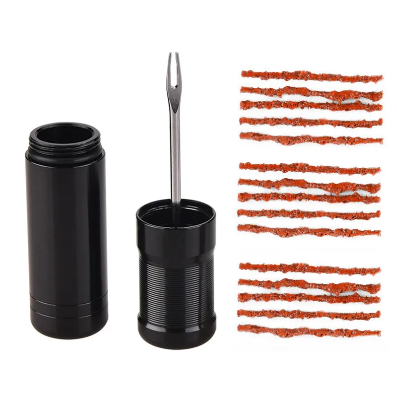 

Bicycle Tire Repair Tool Deemount original Bike Tubeless Tire Drill Puncture for Urgent Glue Free Repair Optional Rubber Stripe