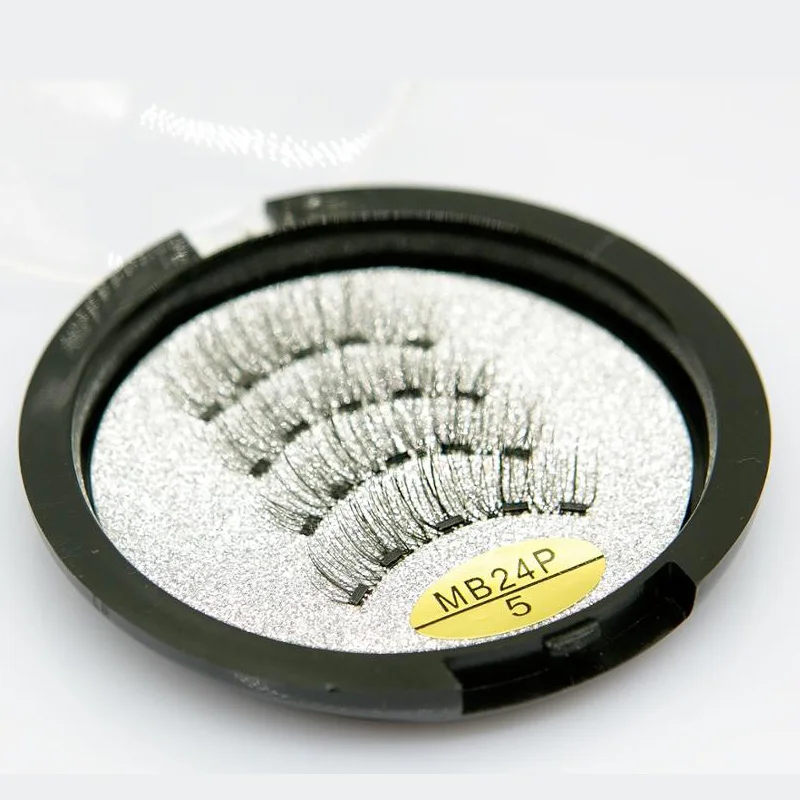 МБ наборами по 2 пары 5 магниты магнитный ресниц Набор для макияжа 3D ресницы серо