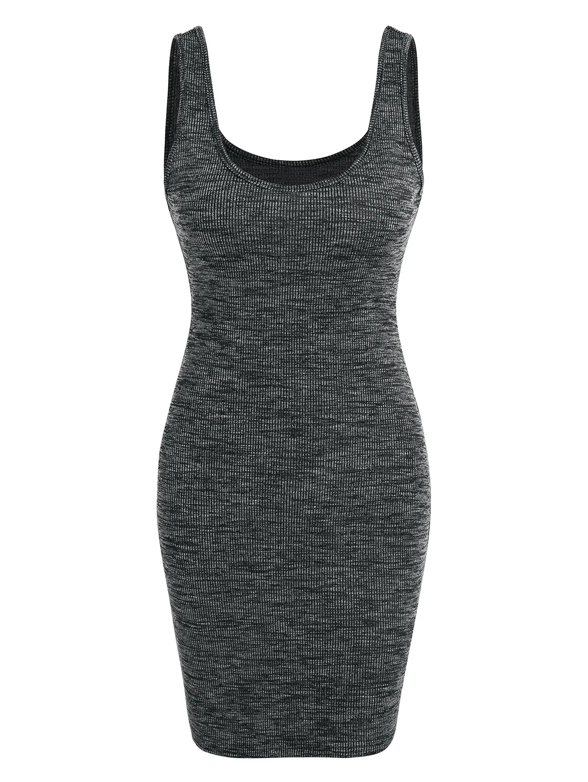 Heathered мини трикотажное облегающее платье и болеро с капюшоном комплект из двух