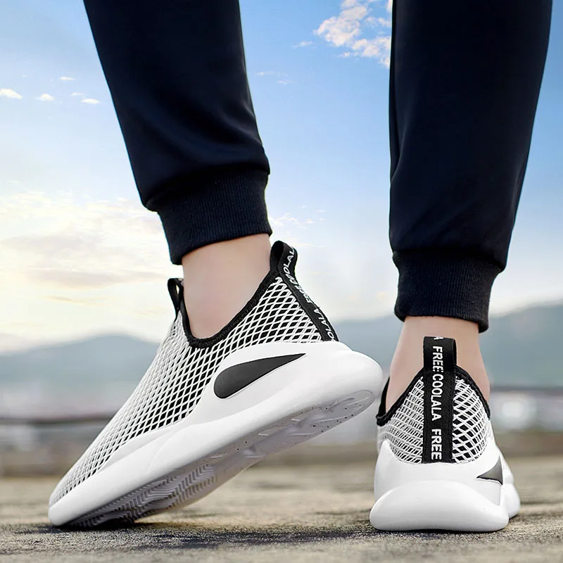 Damyuan Breathable Running Shoes 46 Fashion Lightweight Mens Sneakers 45 Comfortable  Casual Outdoor Jogging Men's Sports Shoes