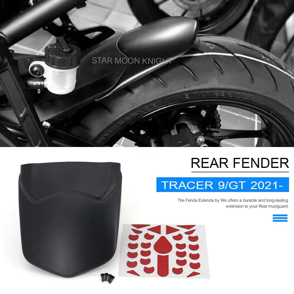 

Motorcycle Accessories Rear Fender Hugger Extension For Yamaha tracer9 Tracer 9 Tracer-9 GT 2021 - Mudguard Mud Guard Extender