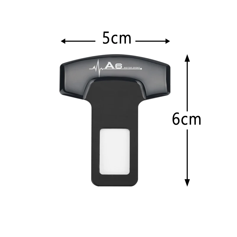 1PCS Car Belt Buckles Seat Belt Alarm Canceler Stopper for Audi A6 Q3 Q5 Q7 S8 TT Accessories Car Styling image 2