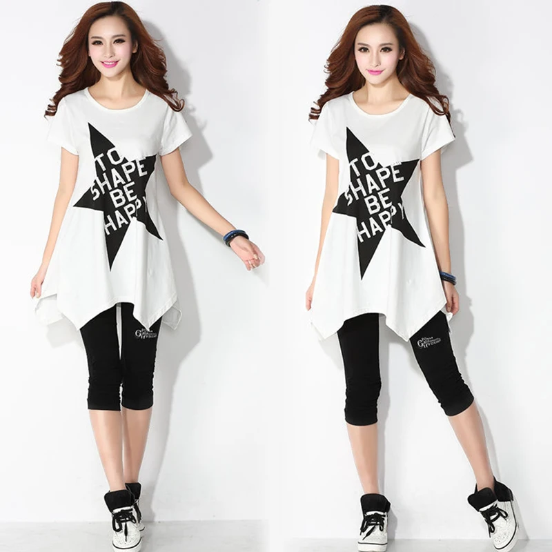 Женский хлопковый спортивный костюм повседневный облегающий комплект из двух