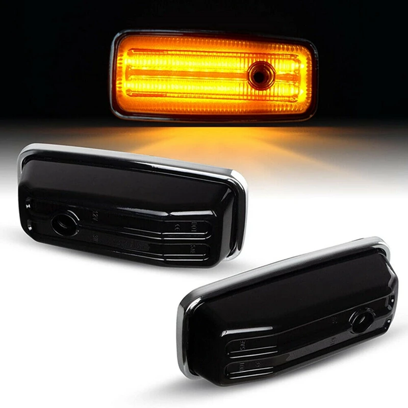 

Car Amber LED Side Marker Turn Signal Light for Mercedes Benz W463 G-Class 1986-2002
