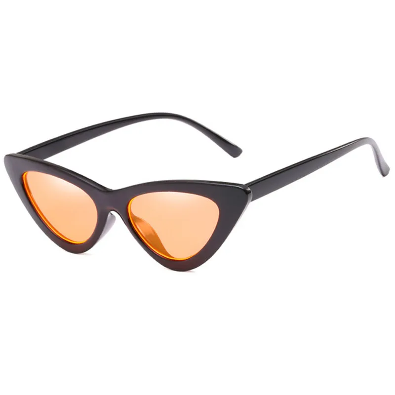 RBROVO новые роскошные Cateye Солнцезащитные очки женские классические Винтажные Солнцезащитные очки для покупок Ретро Lunette De Soleil Femme UV400 - Цвет линз: Black Red