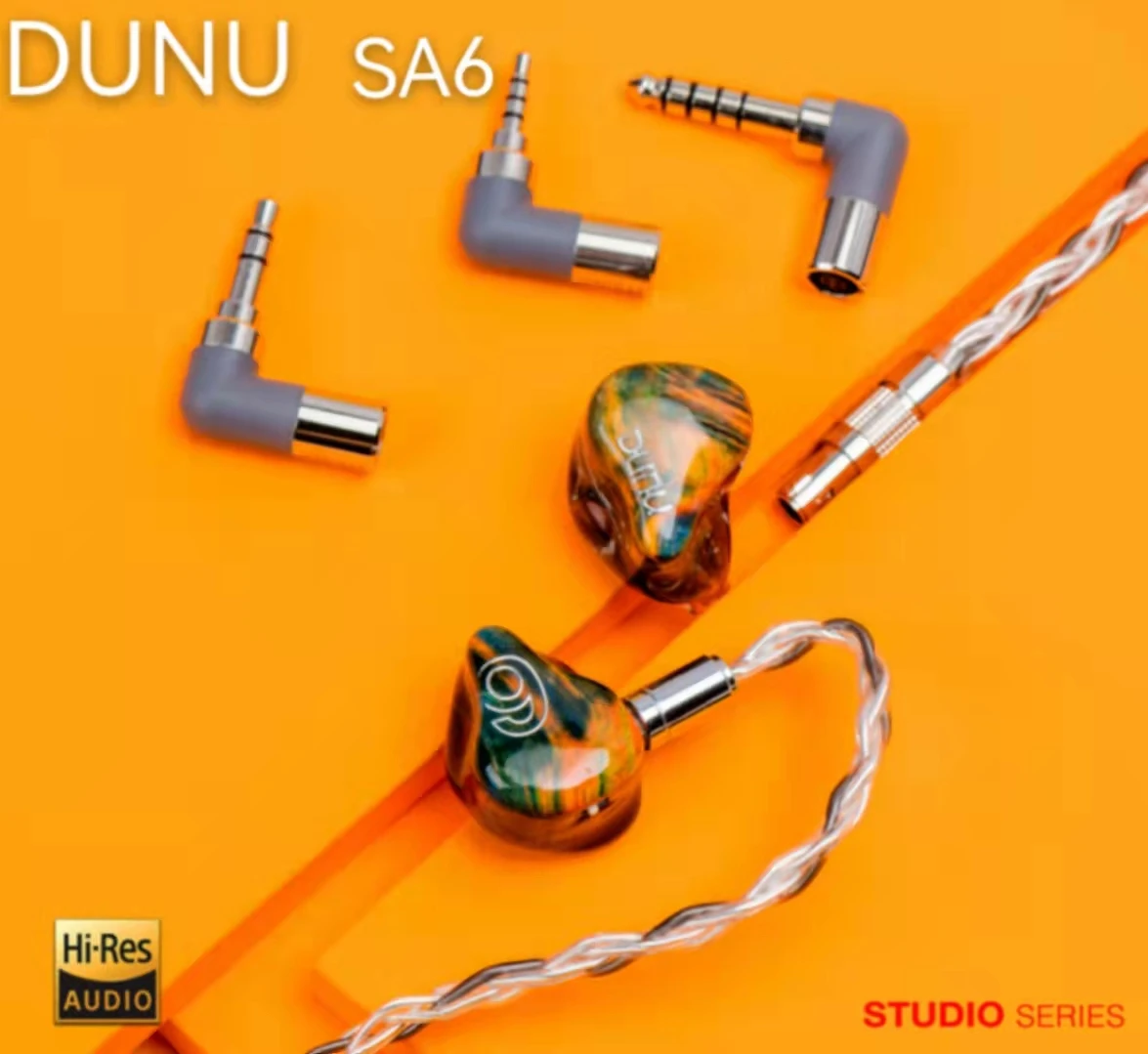 Наушники-вкладыши DUNU SA6 6BA 2 переключателя наушники с кабелем 0 78 мм контакта