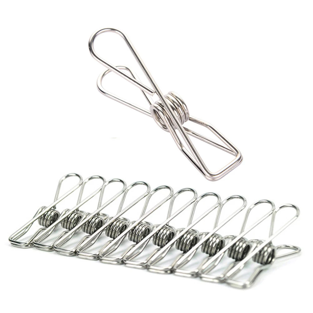 50 шт. зажимы для проволоки крепкие прочные многофункциональные из нержавеющей