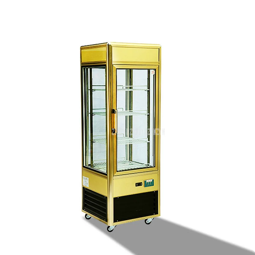

CL268FLC4 400W 237L 4-слойная фотокамера для тортов, прозрачная морозильная камера для тортов, коммерческий холодильник