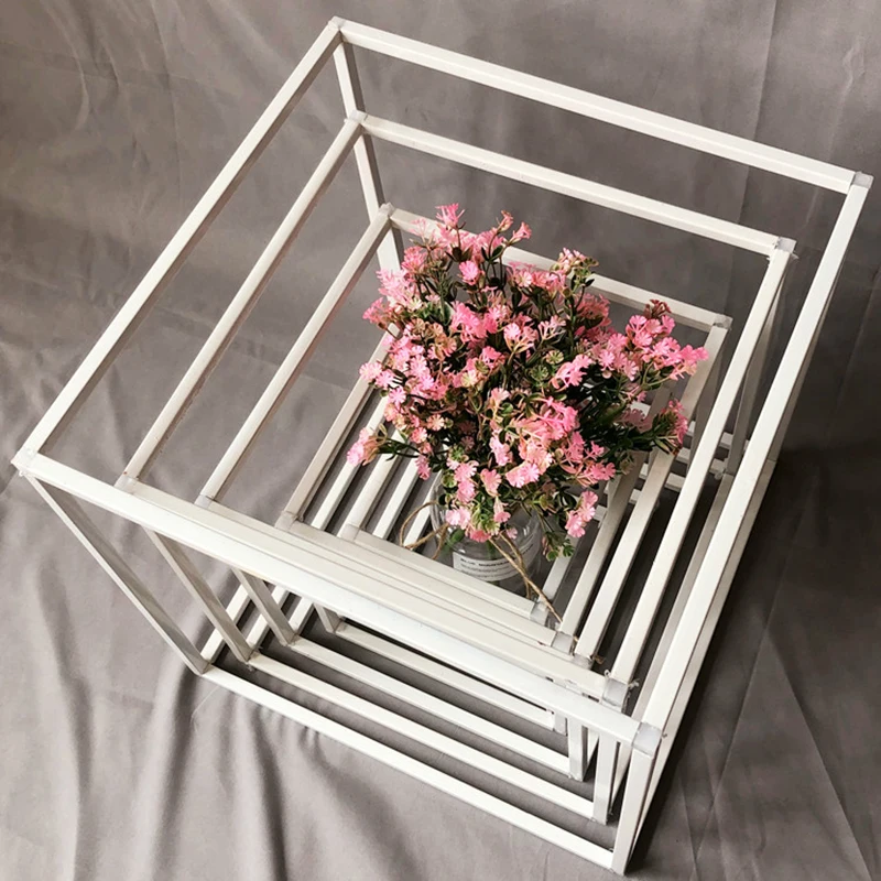 Новые Свадебные реквизиты из кованого железа металлические геометрические