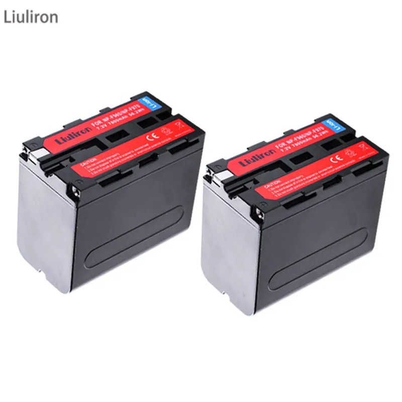 7,2 V 7800 мА/ч, NP-F960 NP-F970 NP F960 F970 F950 Батарея для sony PLM-100 CCD-TRV35 MVC-FD91 MC1500C L50