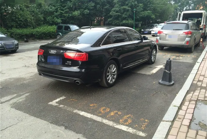 Спойлер для Audi A6L высококачественный спойлер из АБС материала заднего крыла