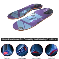 high arch support orthopedic insole shock absorption and breathable memory foam for men and women flat feet orthotic inserts